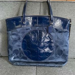 NWT blue coach bag